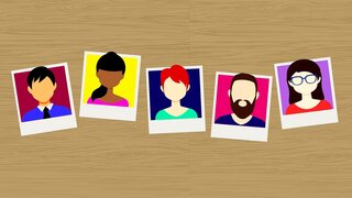Diverse faces